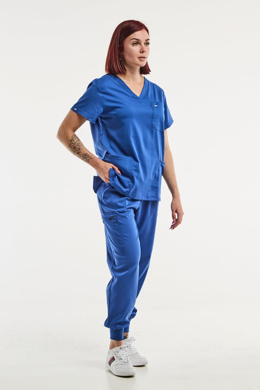 EMMA jogger – Tenue médicale – Femme – Bleu Roi