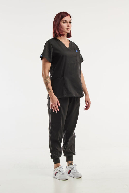 EMMA jogger – Tenue médicale – Femme – Noir