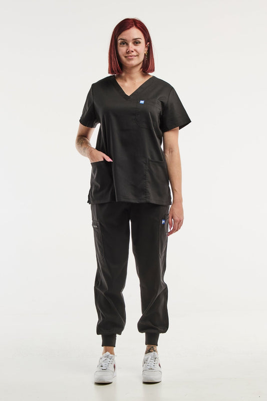 EMMA jogger – Tenue médicale – Femme – Noir
