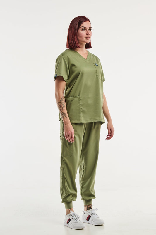 EMMA jogger – Tenue médicale – Femme – Olive