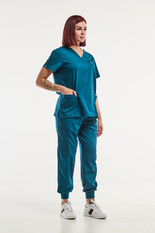 EMMA jogger – Tenue médicale – Femme – Turquoise