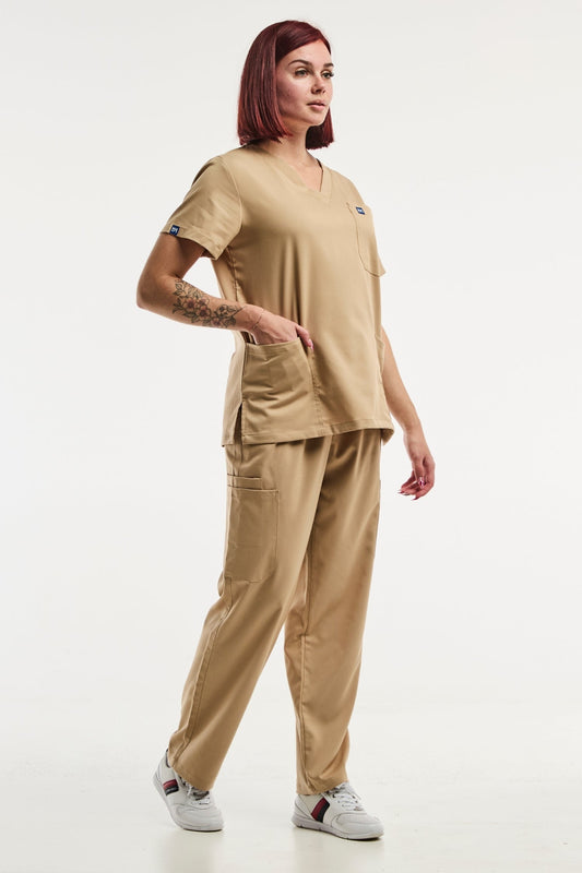 EMMA – Tenue médicale – Femme – Beige