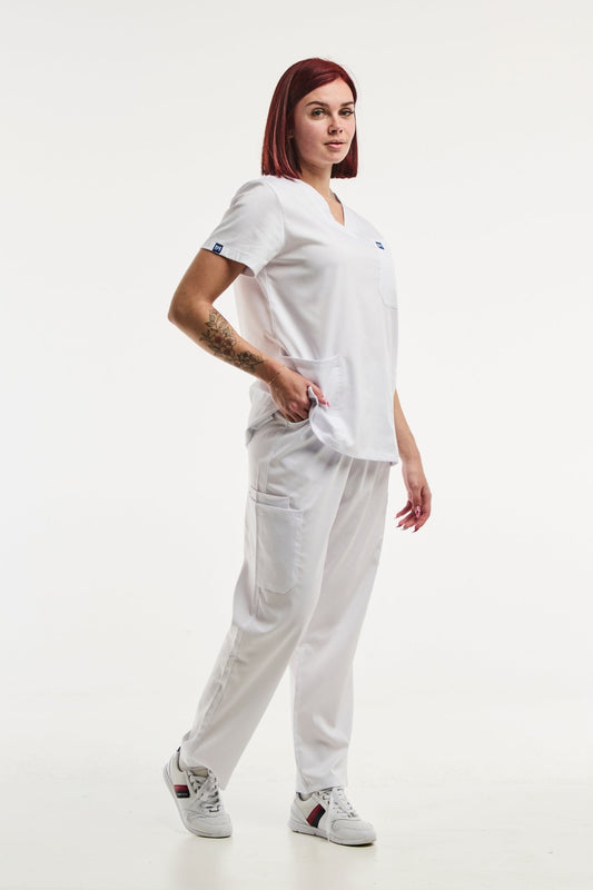 EMMA – Tenue médicale – Femme – Blanc