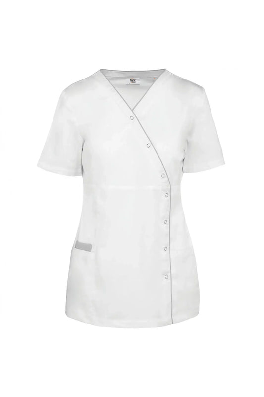 Lima - Blouse médicale Blanche Femme - Lavage à 75°