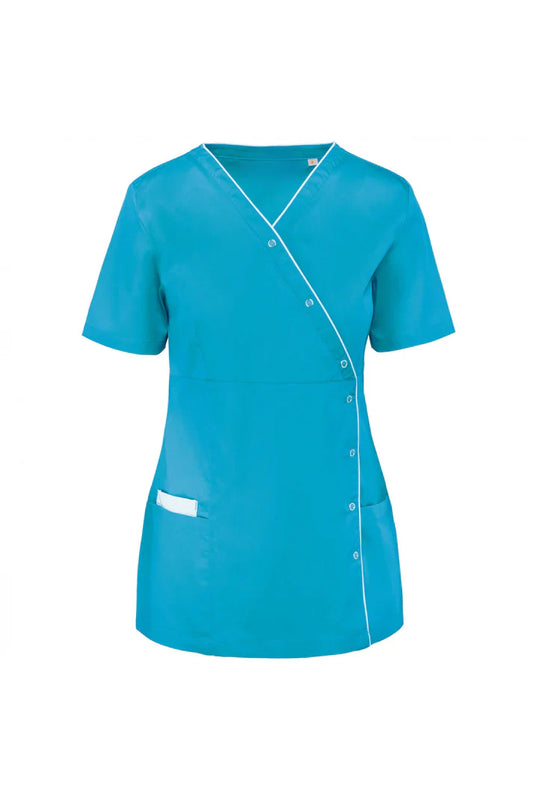Lima - Blouse médicale - Femme - Lavage à 75°- Bleu
