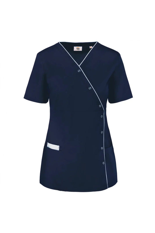 Lima - Blouse médicale - Femme - Lavage à 75°- Bleu Marine