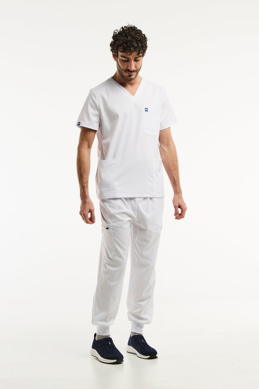LUCA Jogger - Tenue médicale - Homme - Blanche