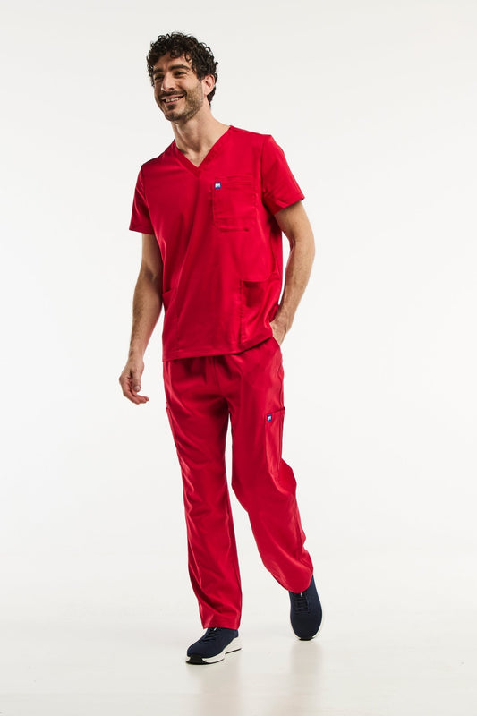 LUCA - Tenue médicale - Homme - Rouge