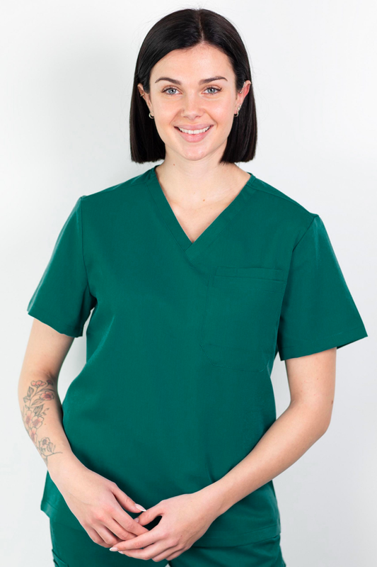 Medfit - Blouse médicale - Unisexe - Vert