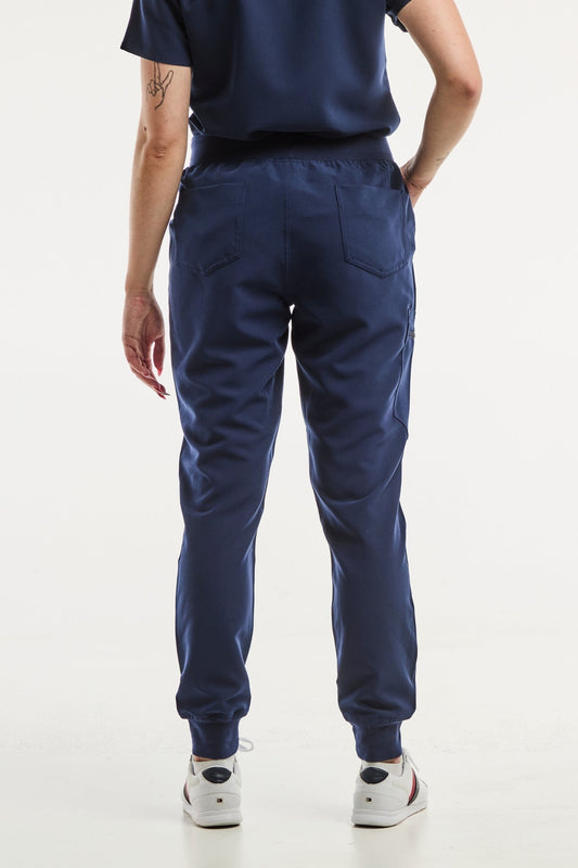 Paris - Pantalon Médicale Stretch - Femme - Bleu Marine