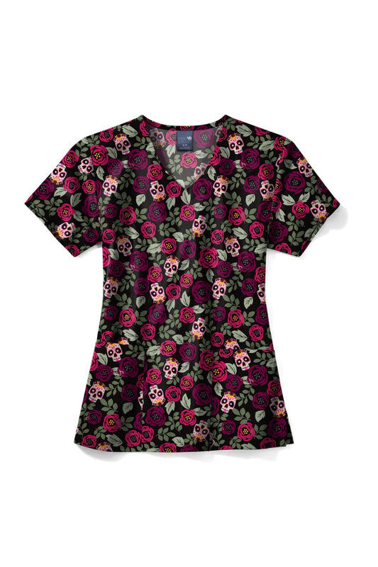 Blouse médicale - Noir Santa Muerte - Fin de série