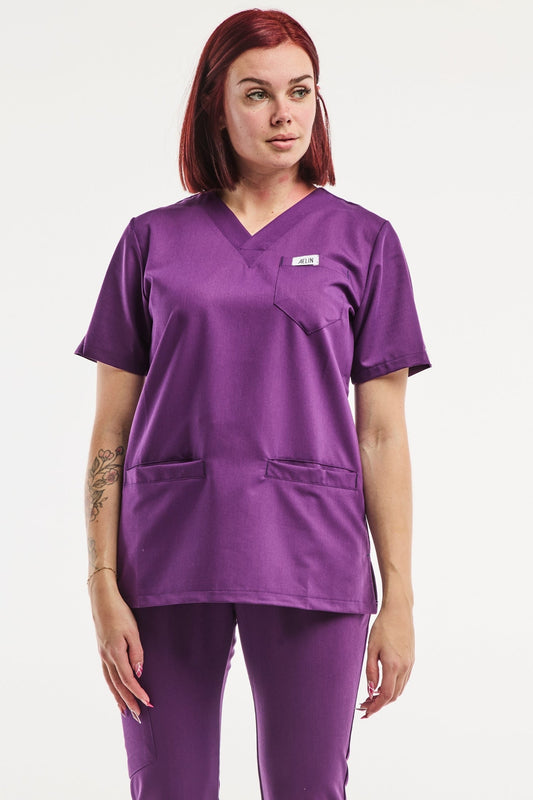 Slimfit – Tunique médicale – Violet