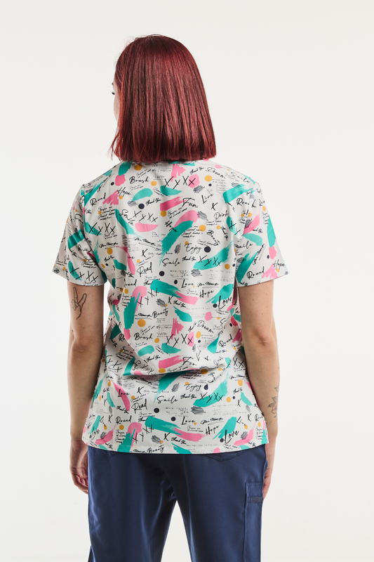 Tunique Médicale Stretch - Femme - Rêves Enchantés