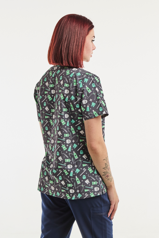 Tunique Médicale Stretch - Femme - Soin de Sourire