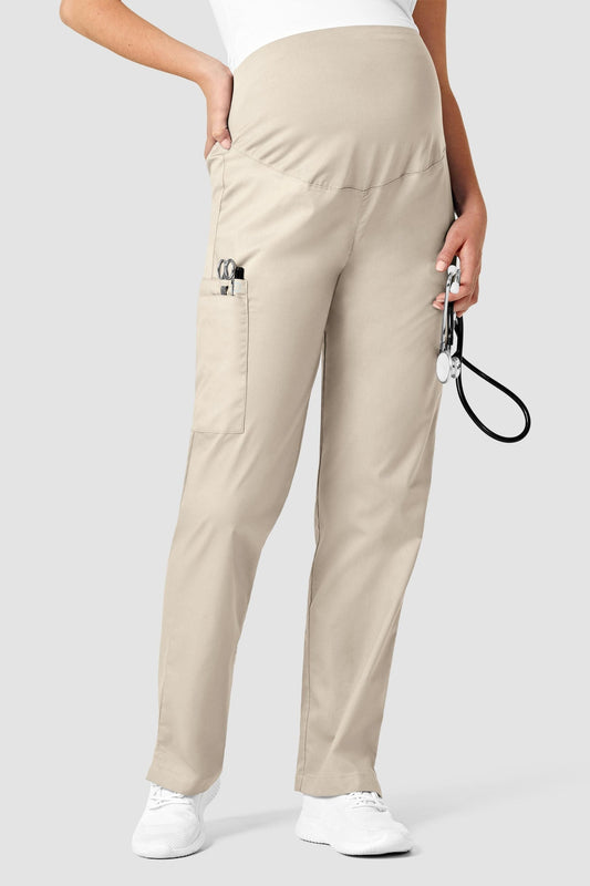 WonderWork - Pantalon médical femme maternité - Beige
