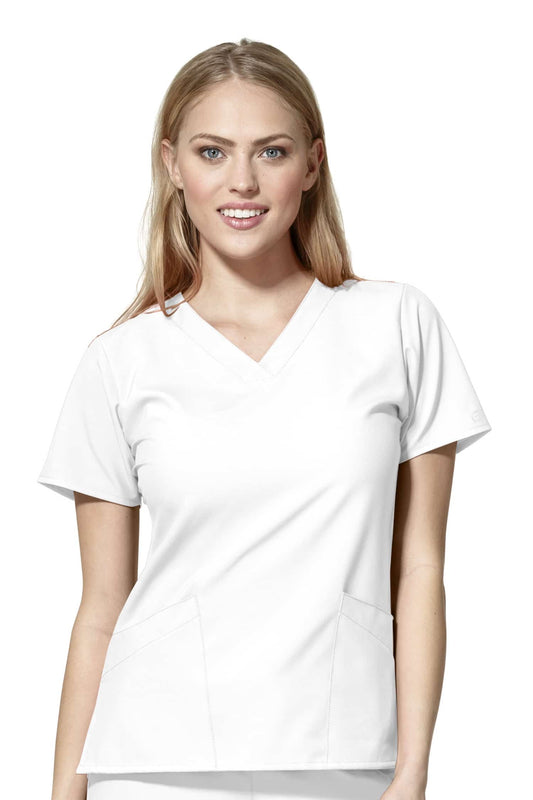 W123 - Blouse médicale - Blanc - Femme