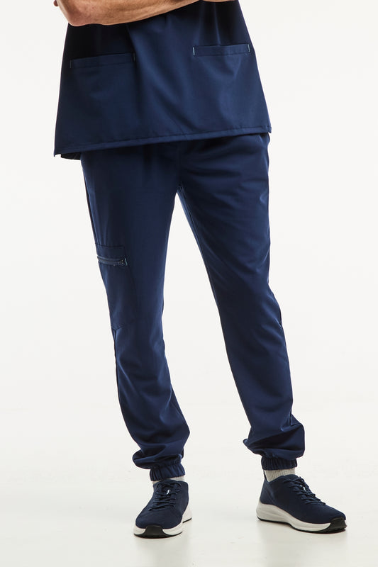 Pantalon médical - Bleu marine, Slimfit