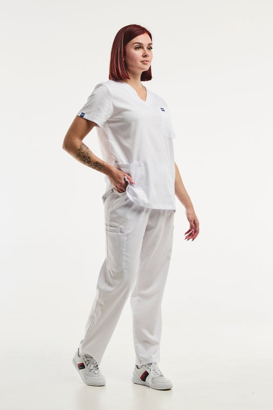 EMMA – Tenue médicale – Femme – Blanc