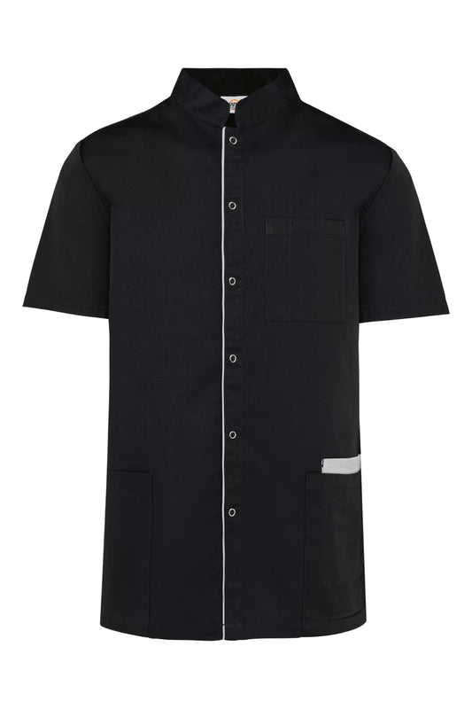 Oscar - Blouse médicale - Homme - Lavage à 60° - Noir
