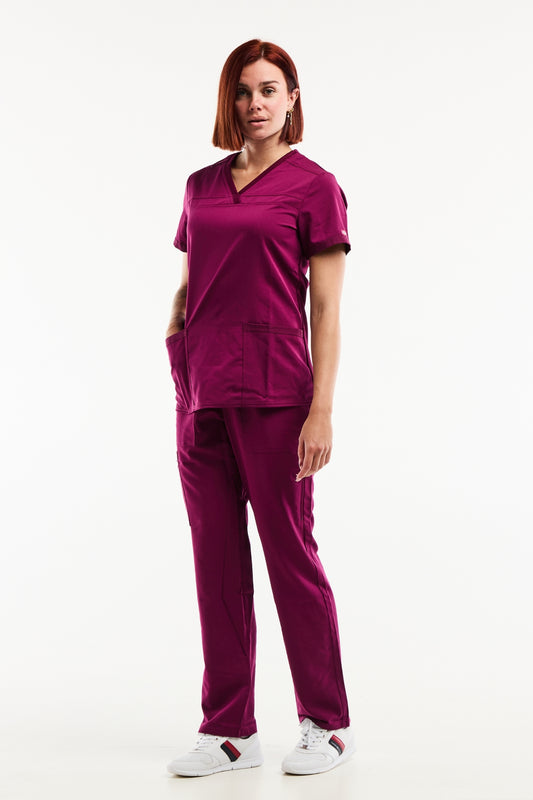 Balance by Dickies® - Tenue de bloc - Femme - Bordeaux