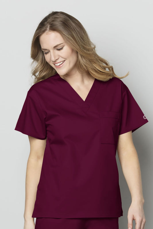 Wonderwork - Blouse médicale - Femme - Bordeaux