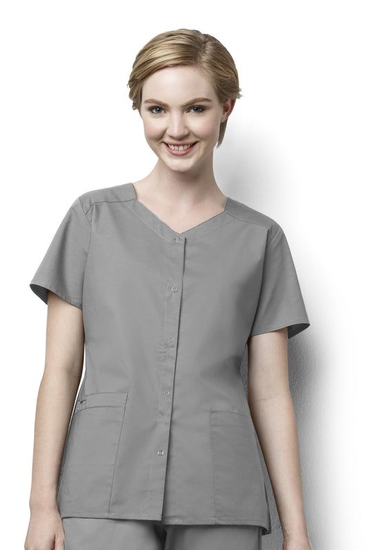 Classicfit - Blouse médicale - Femme - Gris