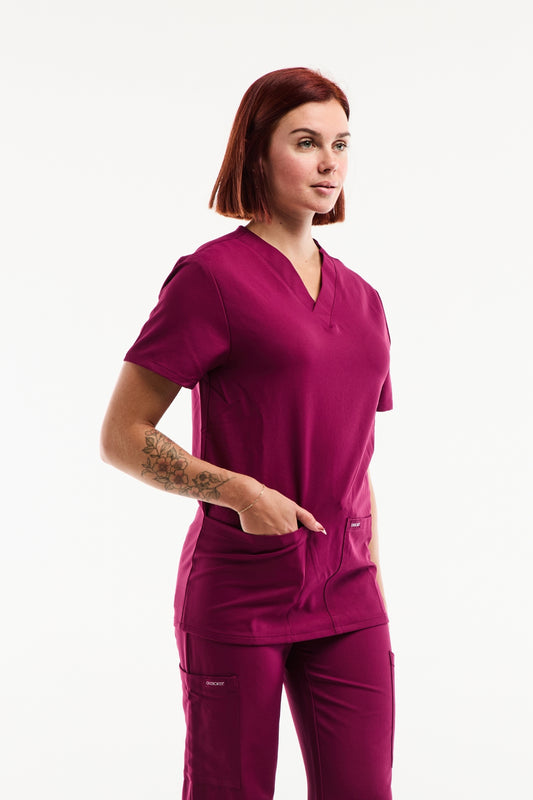Cherokee® ProTech - Tunique médicale - Femme - Bordeaux