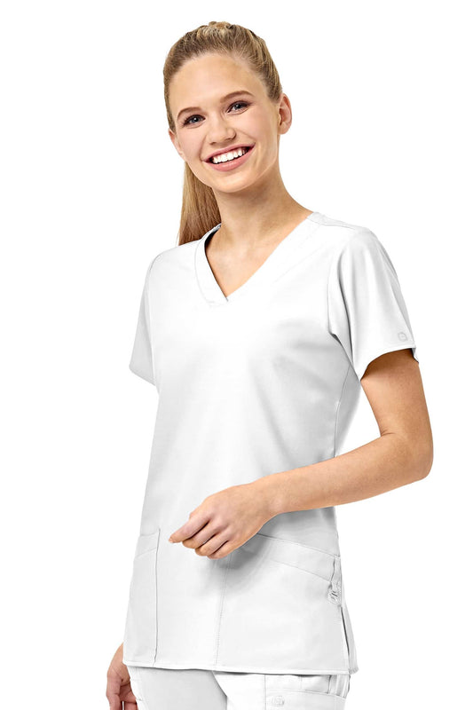 W123 - Blouse médicale - Blanc - Femme