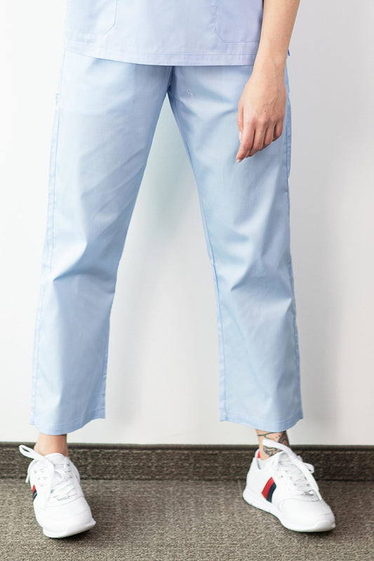 Basicfit - Pantalon médical - Unisexe - Bleu ciel
