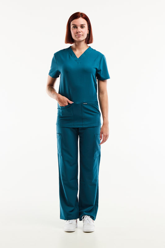 Cherokee® ProTech - Tenue de bloc - Femme - Bleu turquoise