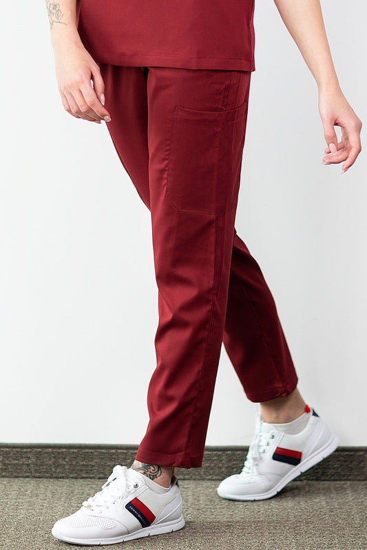 Medfit - Pantalon de bloc - Unisexe - Bordeaux