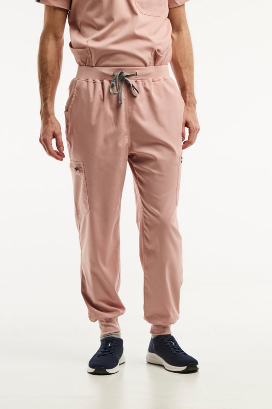 LUCA jogger - Pantalon médical - Homme - Rose Clair