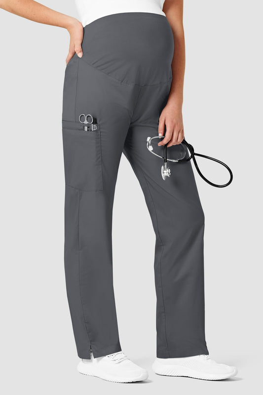WonderWork - Pantalon médical femme maternité - Gris