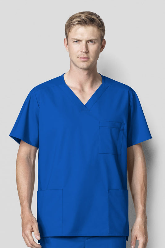 Wonderwork - Blouse médicale - Homme - Bleu royal