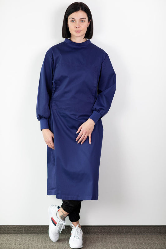 Surblouse en tissu lavable - Unisexe  - Bleu marine
