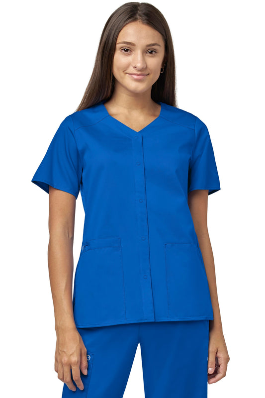 Classicfit - Blouse médicale - Femme - Bleu royal