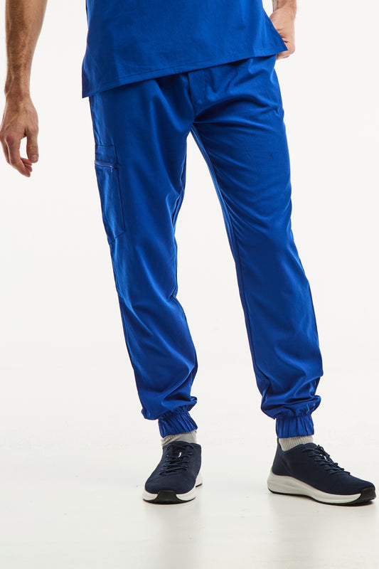Pantalon médical - Bleu royal, Slimfit