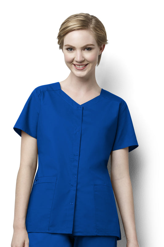 Classicfit - Blouse médicale - Femme - Bleu royal