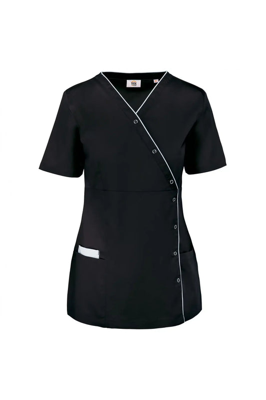 Lima - Blouse médicale - Femme - Lavage à 75°- Noir