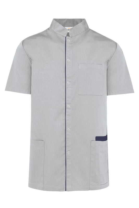 Oscar - Blouse médicale - Homme - Lavage à 60° - Gris