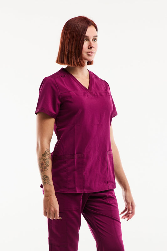 Balance by Dickies® - Tunique médicale - Femme - Bordeaux
