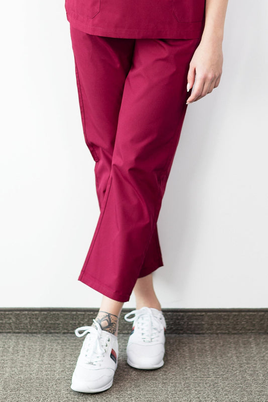 Basicfit - Pantalon de bloc - Unisexe - Bordeaux