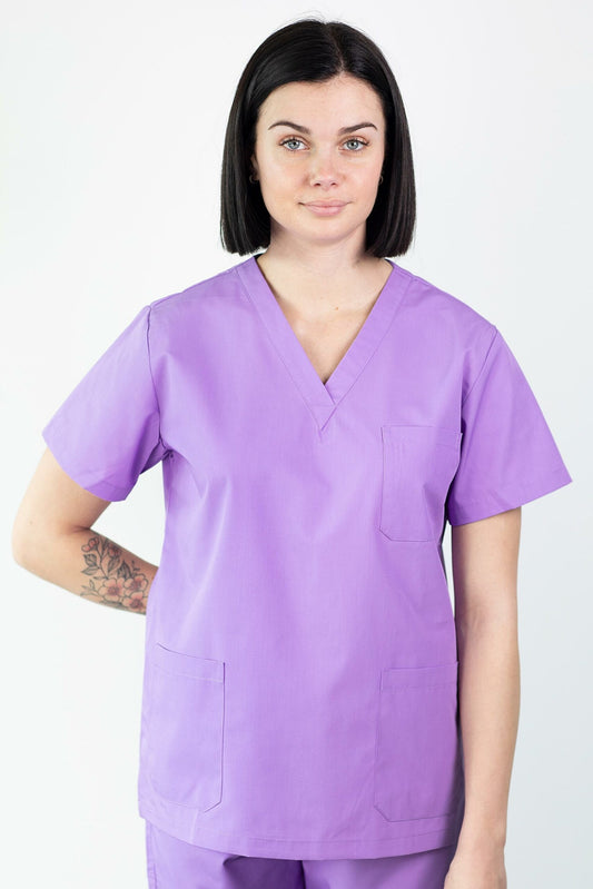 Basicfit - Tunique médicale - Unisexe - Mauve