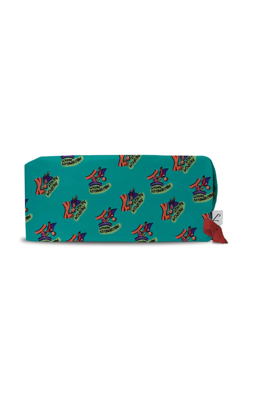 Calot de bloc – Vert turquoise à motifs cardio