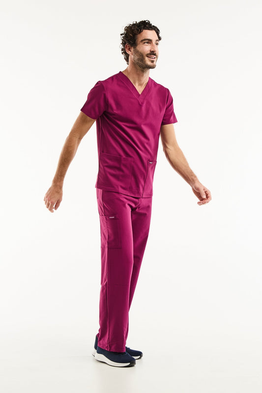 Cherokee® ProTech - Tenue de bloc - Homme - Bordeaux