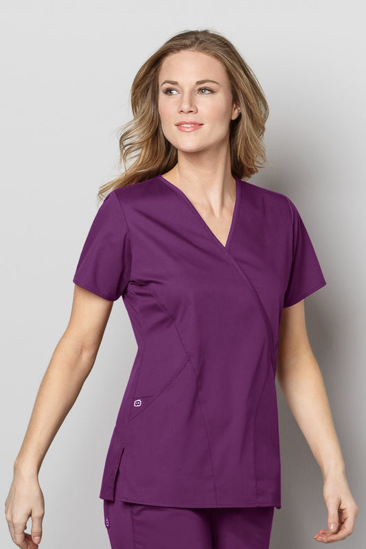 Classicfit - Blouse médicale - Femme - Mauve