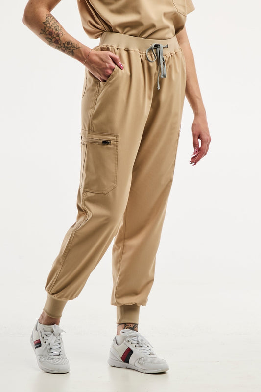 EMMA jogger - Pantalon médical - Femme - Beige