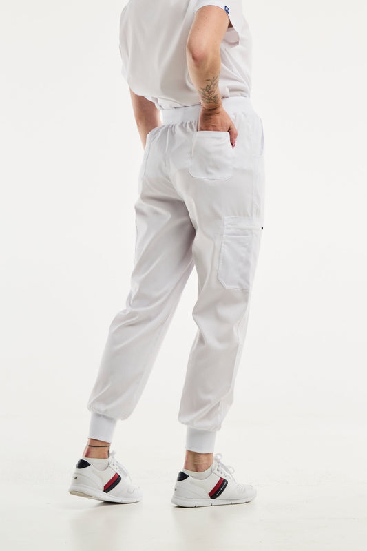 EMMA jogger - Pantalon médical - Femme - Blanc
