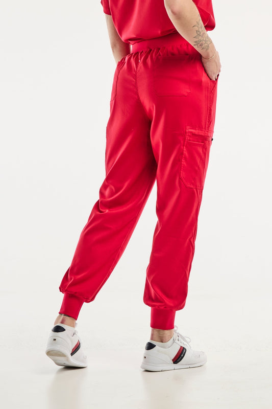 EMMA jogger - Pantalon médical - Femme - Rouge