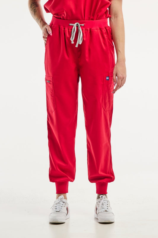 EMMA jogger - Pantalon médical - Femme - Rouge